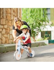  Bici Equilibrio para Niños Bicicleta sin Pedales con 3 Ruedas Correpasillos Ejercitar Habilidades Andador Azul 58,5 x 23 x 37 