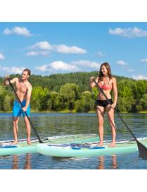  Tabla de Paddle Inflable L Tabla Surf para Jóvenes y Adultos con Remo Regulable con Accesorios SUP para Pesca Navegar Yoga 335
