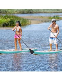  Tabla de Paddle Inflable L Tabla Surf con Remo Regulable con Accesorios SUP para Pesca Navegar Yoga para Jóvenes y Adultos 335