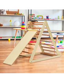  Escalera para Juguete de Madera Triangular para Escalar Plegable para Niños de 6 Meses a 6 Años para Casa Guardería Natural 12