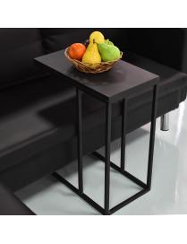  Mesa auxiliar para pc en madera para salón Mesa de centro para 59x28x48cm negro