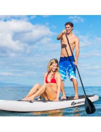  Tabla Hinchable 305 x 76 x15cm Paddle Surf Sup Board Stand Up con Remo de Ajustable 160-210cm Bomba Bolsa de Transporte