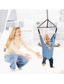  Saltador de Bebé Saltador de Puerta con Correas Elásticas Regulables para Niños 6-12 Meses Azul 50 x 50 x 104 - 208 cm