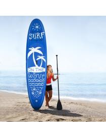  297 cm Tabla de Surf Inflable de PVC Duradero con Paleta Ajustable SUP Inflable para Jóvenes y Adultos Azul