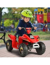  Cuatriciclo Montable para Niños Vehículo Motorizado con Diseño a la Moda Rojo 73 x 40 x 44,5 cm